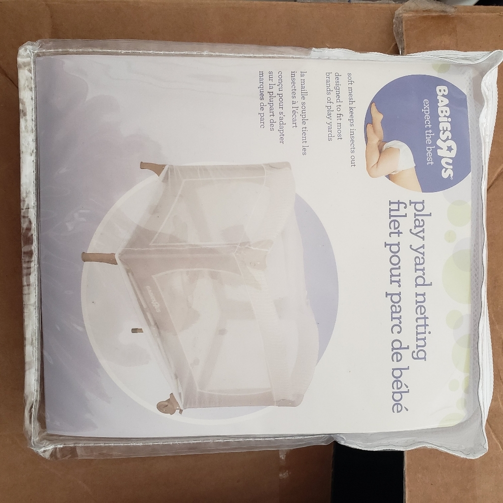 Baby play yard net